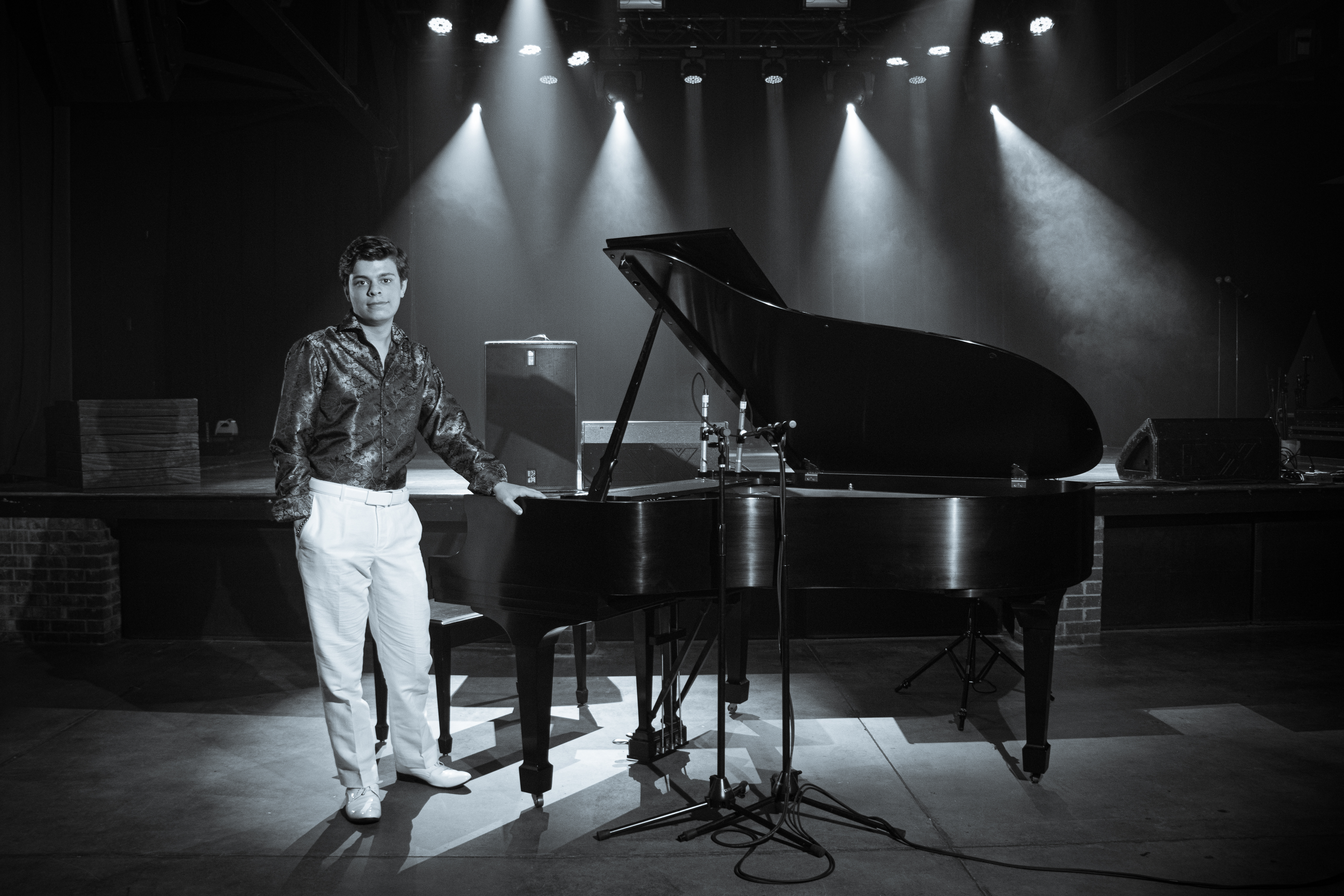 Michael Rainwater on stage