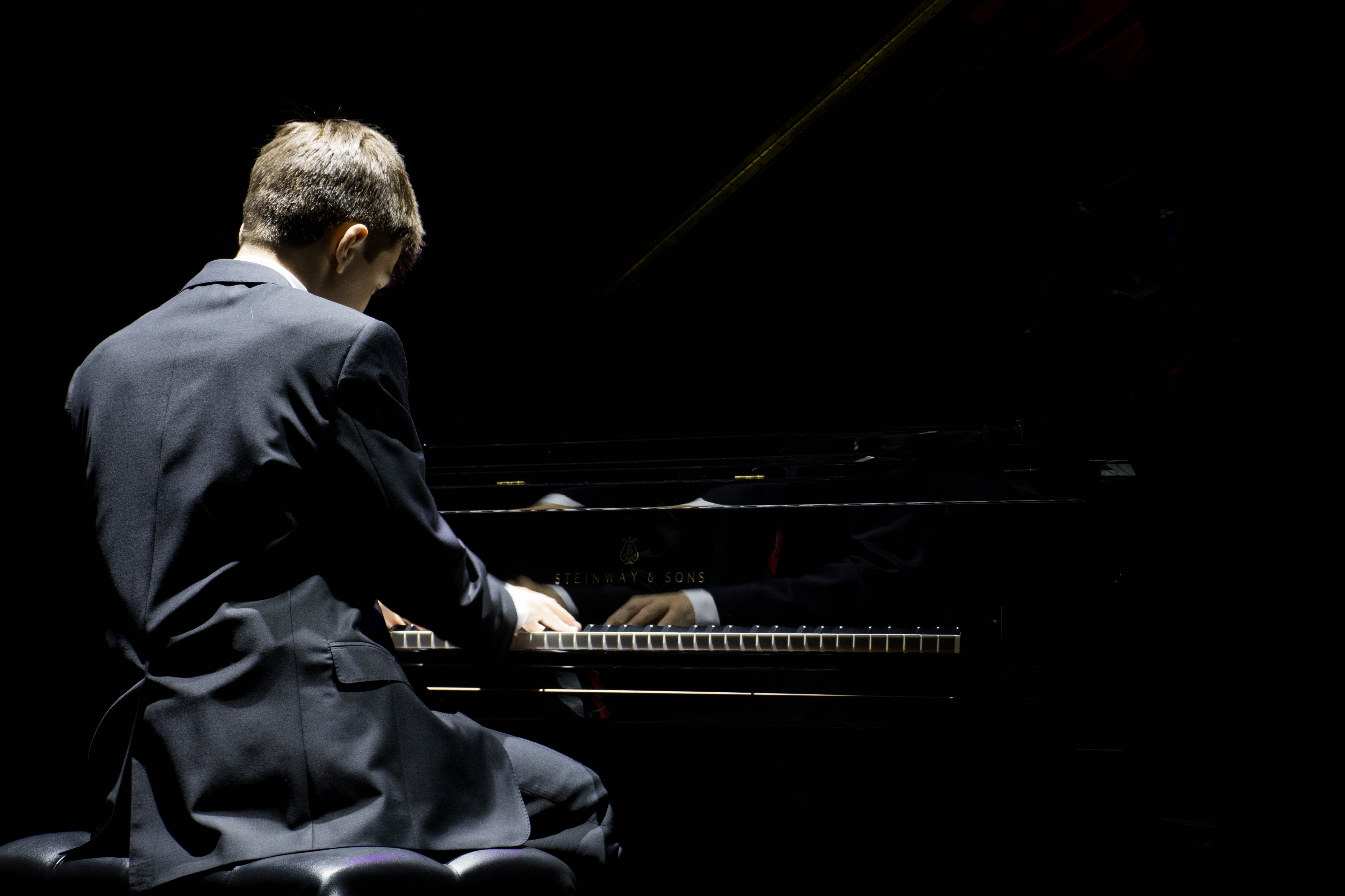 Michael Rainwater on stage at Tower of Talent 2019